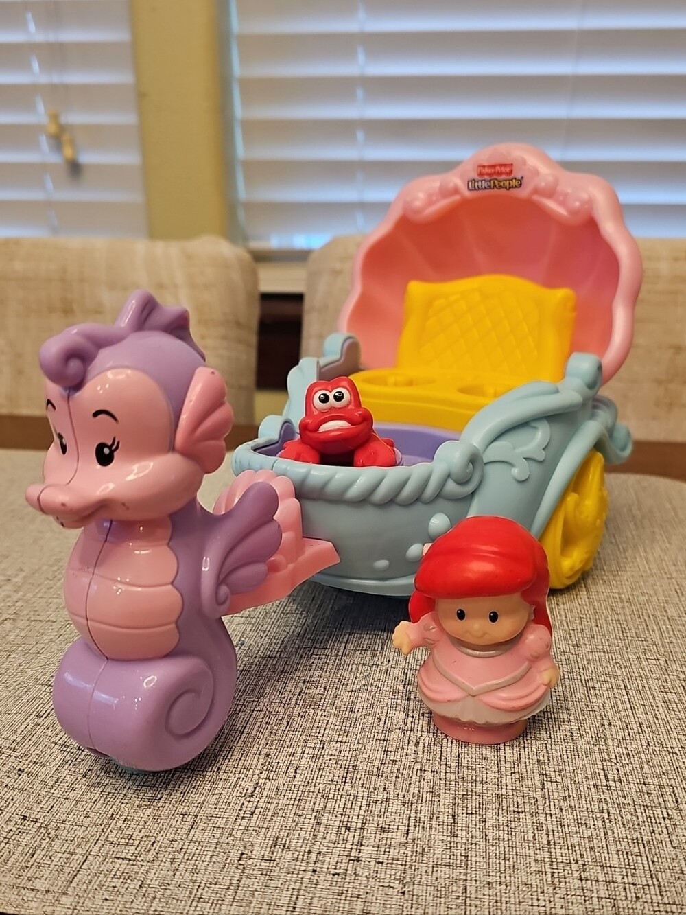 Fisher Price Little People Disney Ariel Princess Carriage Playset